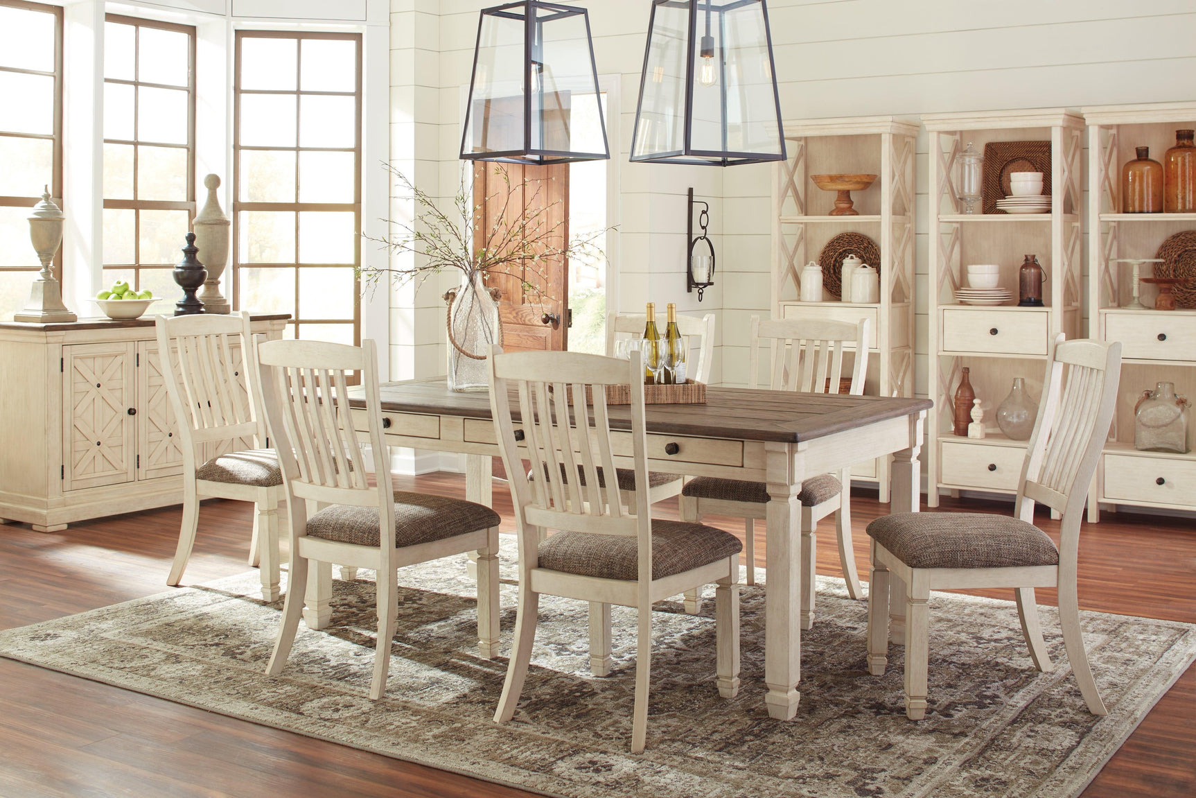 Bolanburg Two-tone Dining Chair - Ella Furniture