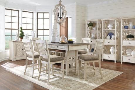 Bolanburg Two-tone Counter Height Bar Stool - Ella Furniture