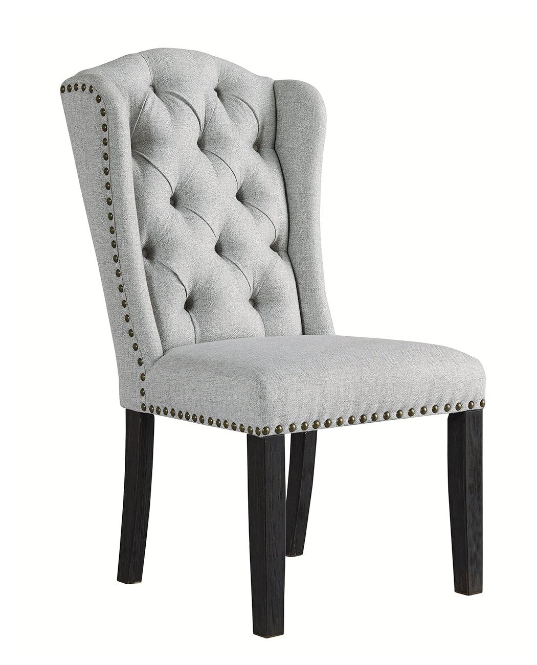 Jeanette Linen Dining Chair - Ella Furniture