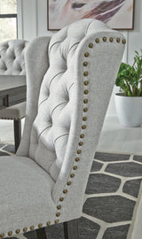 Jeanette Linen Dining Chair - Ella Furniture