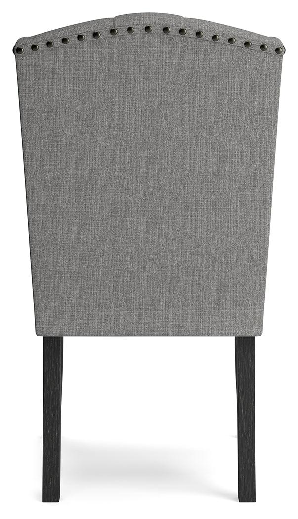 Jeanette Gray Dining Chair - Ella Furniture