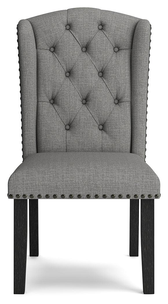 Jeanette Gray Dining Chair - Ella Furniture