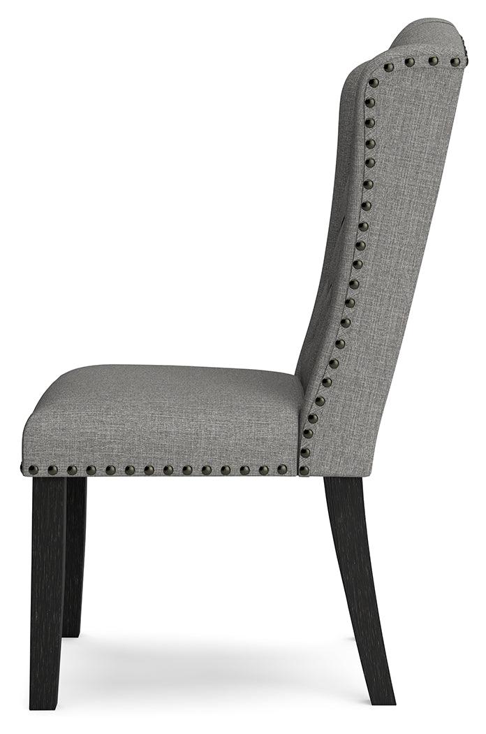 Jeanette Gray Dining Chair - Ella Furniture