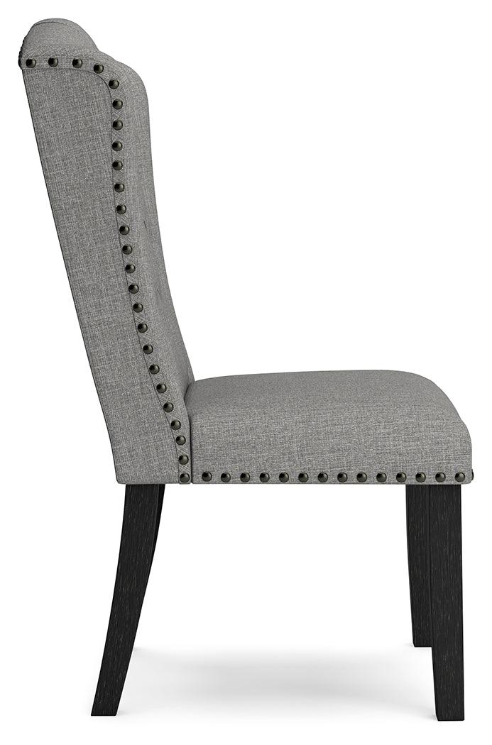 Jeanette Gray Dining Chair - Ella Furniture