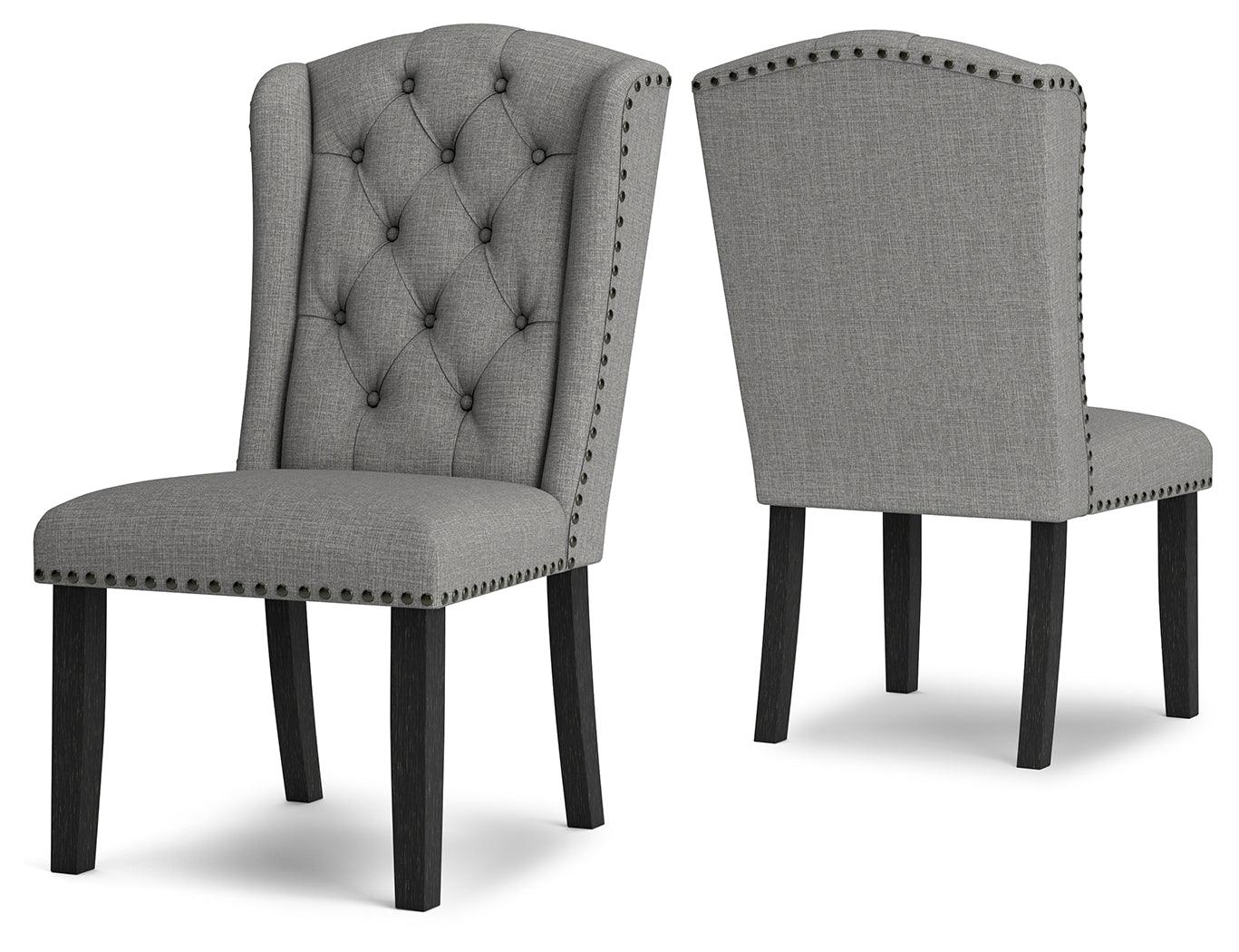 Jeanette Gray Dining Chair - Ella Furniture