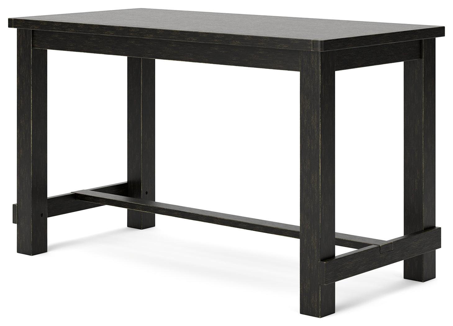 Jeanette Black Counter Height Dining Table - Ella Furniture