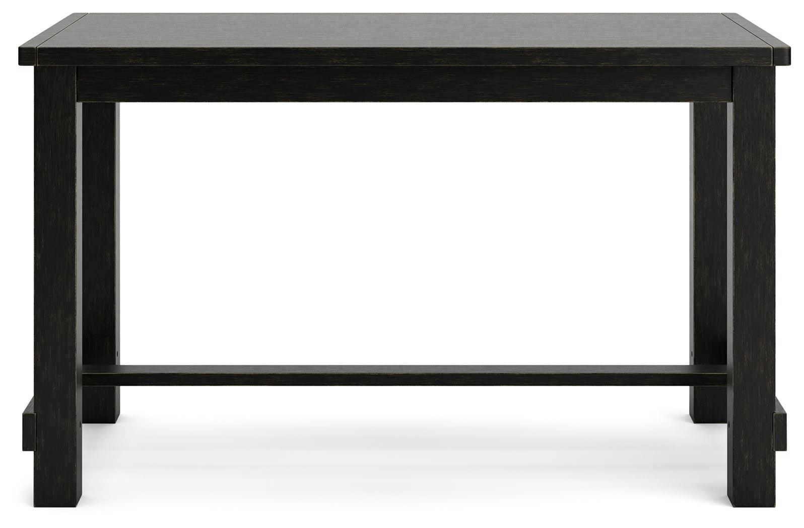 Jeanette Black Counter Height Dining Table - Ella Furniture