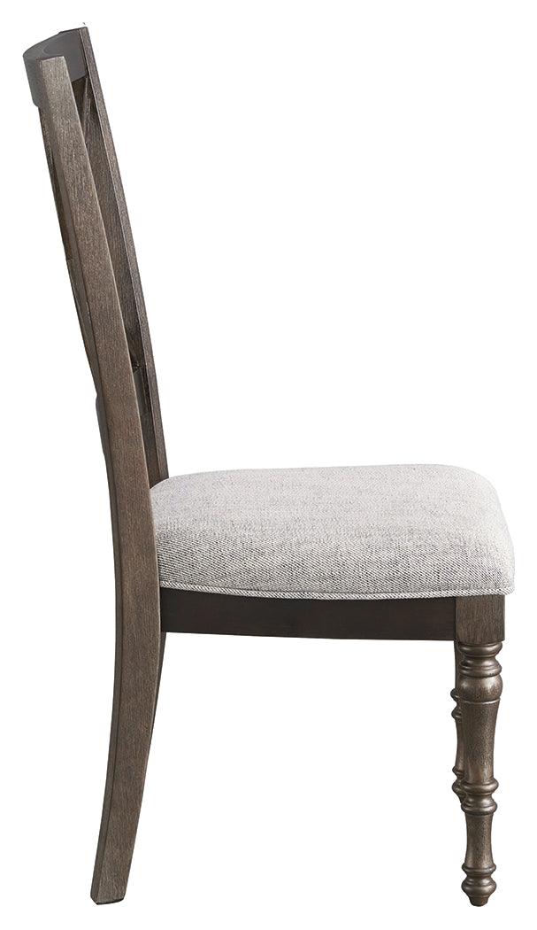 Lanceyard Grayish Brown Dining Chair