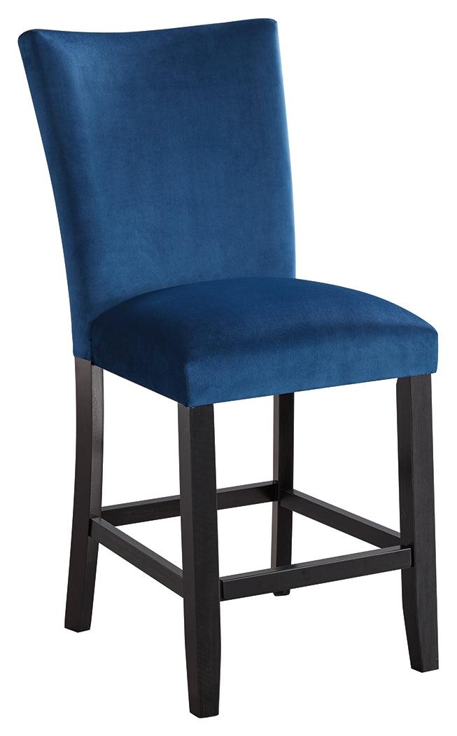 Vollardi Blue Counter Height Bar Stool - Ella Furniture