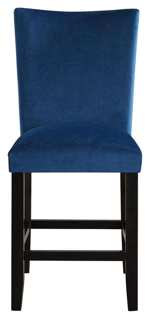 Vollardi Blue Counter Height Bar Stool - Ella Furniture