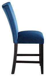 Vollardi Blue Counter Height Bar Stool - Ella Furniture