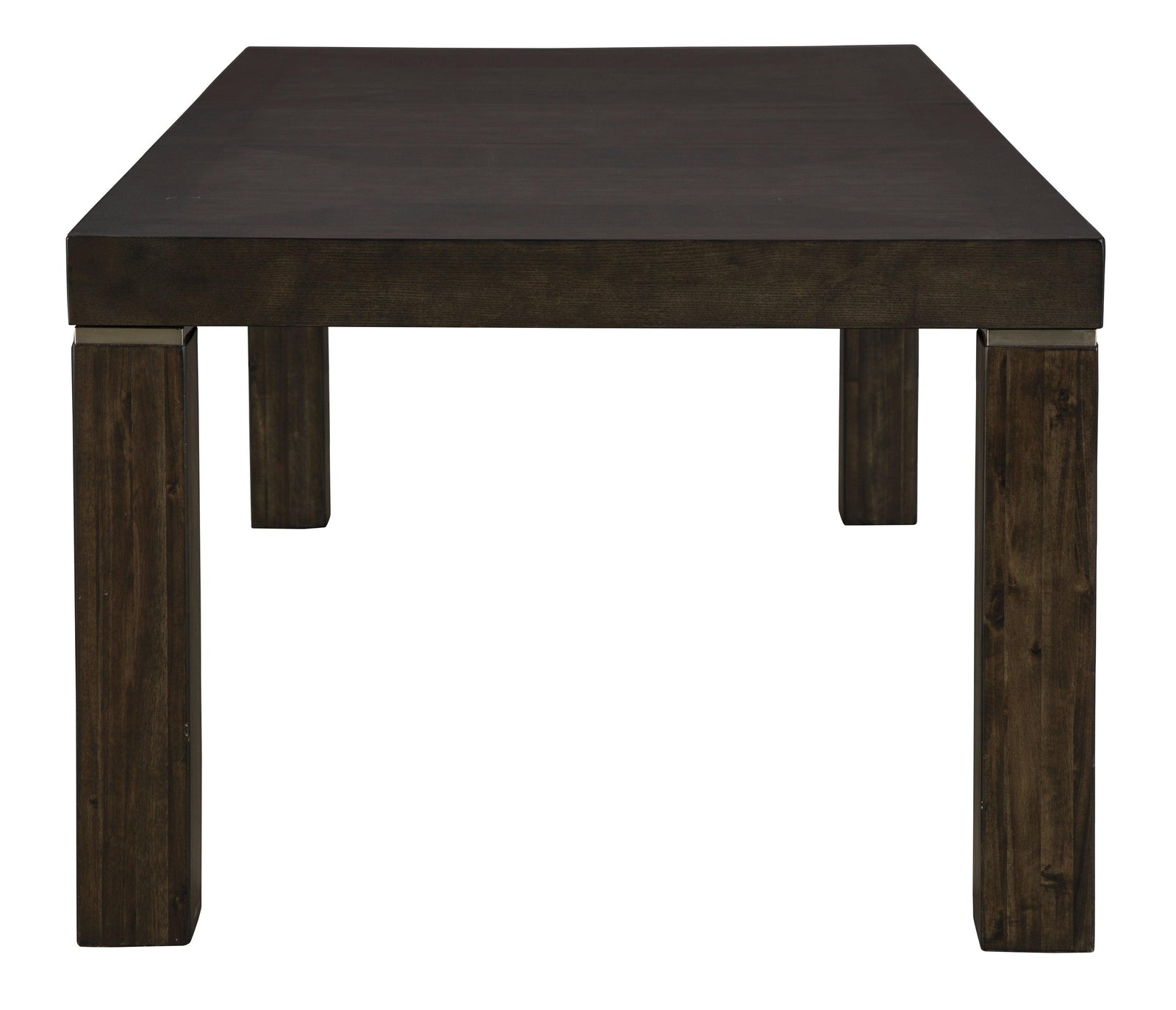 Hyndell Dark Brown Dining Extension Table - Ella Furniture
