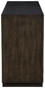 Hyndell Dark Brown Dining Server - Ella Furniture