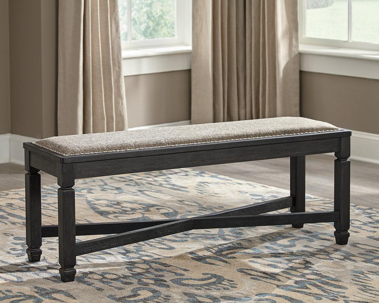 Tyler Creek Black/grayish Brown Dining Bench - Ella Furniture