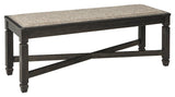 Tyler Creek Black/grayish Brown Dining Bench - Ella Furniture