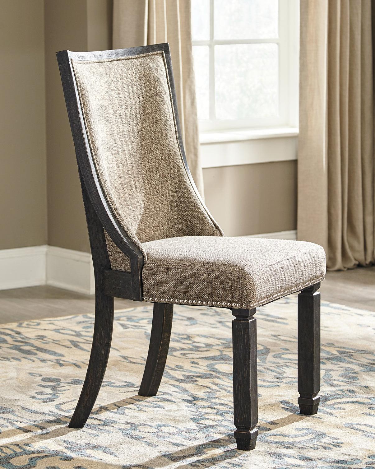 Tyler Creek Black/grayish Brown Dining Chair - Ella Furniture