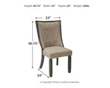 Tyler Creek Black/grayish Brown Dining Chair - Ella Furniture