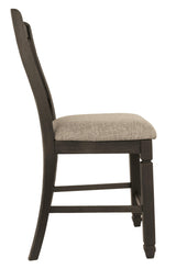 Tyler Creek Black/grayish Brown Counter Height Bar Stool - Ella Furniture