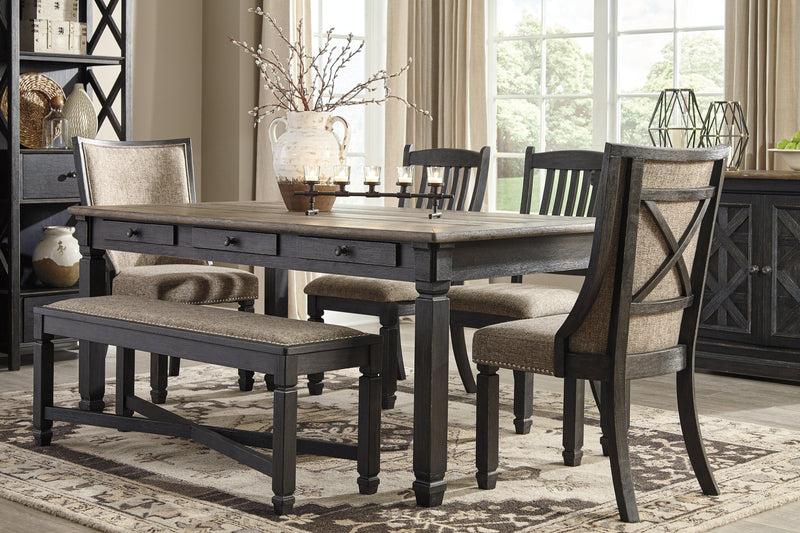 Tyler Creek Black/gray Dining Table - Ella Furniture