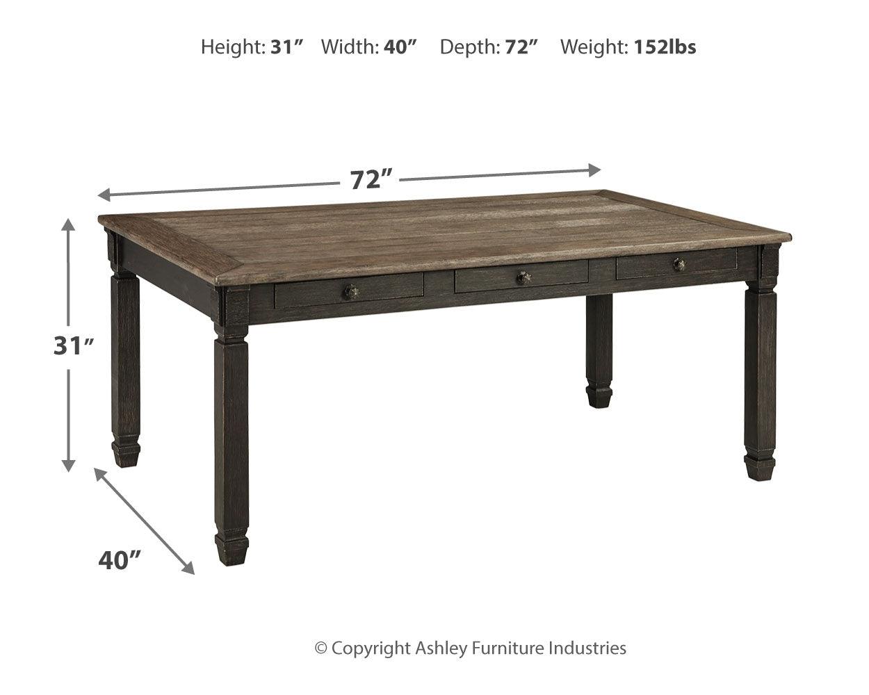 Tyler Creek Black/gray Dining Table - Ella Furniture