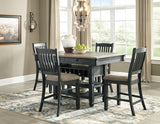 Tyler Creek Black/grayish Brown Counter Height Bar Stool - Ella Furniture