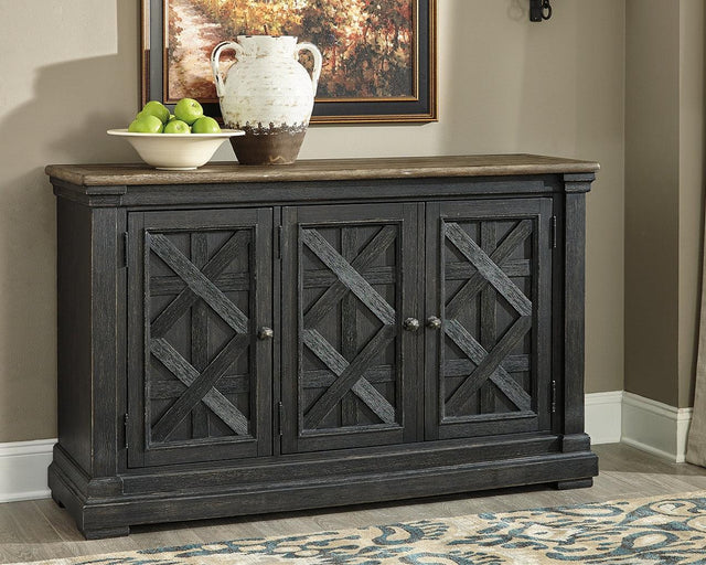 Tyler Creek Black/gray Dining Server - Ella Furniture