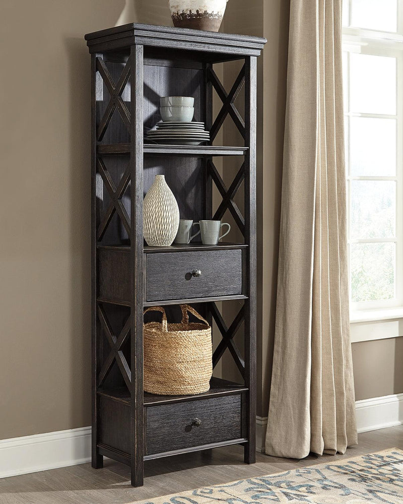 Tyler Creek Black/gray Display Cabinet