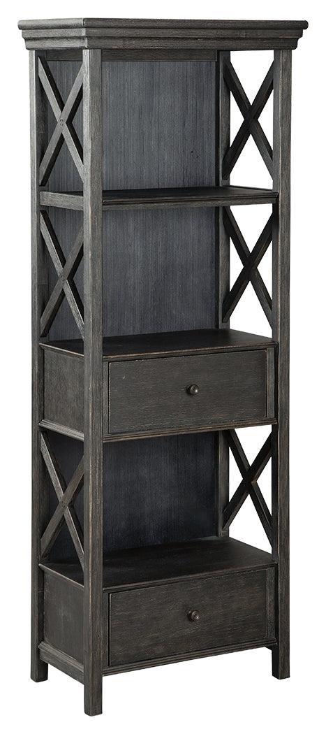 Tyler Creek Black/gray Display Cabinet - Ella Furniture