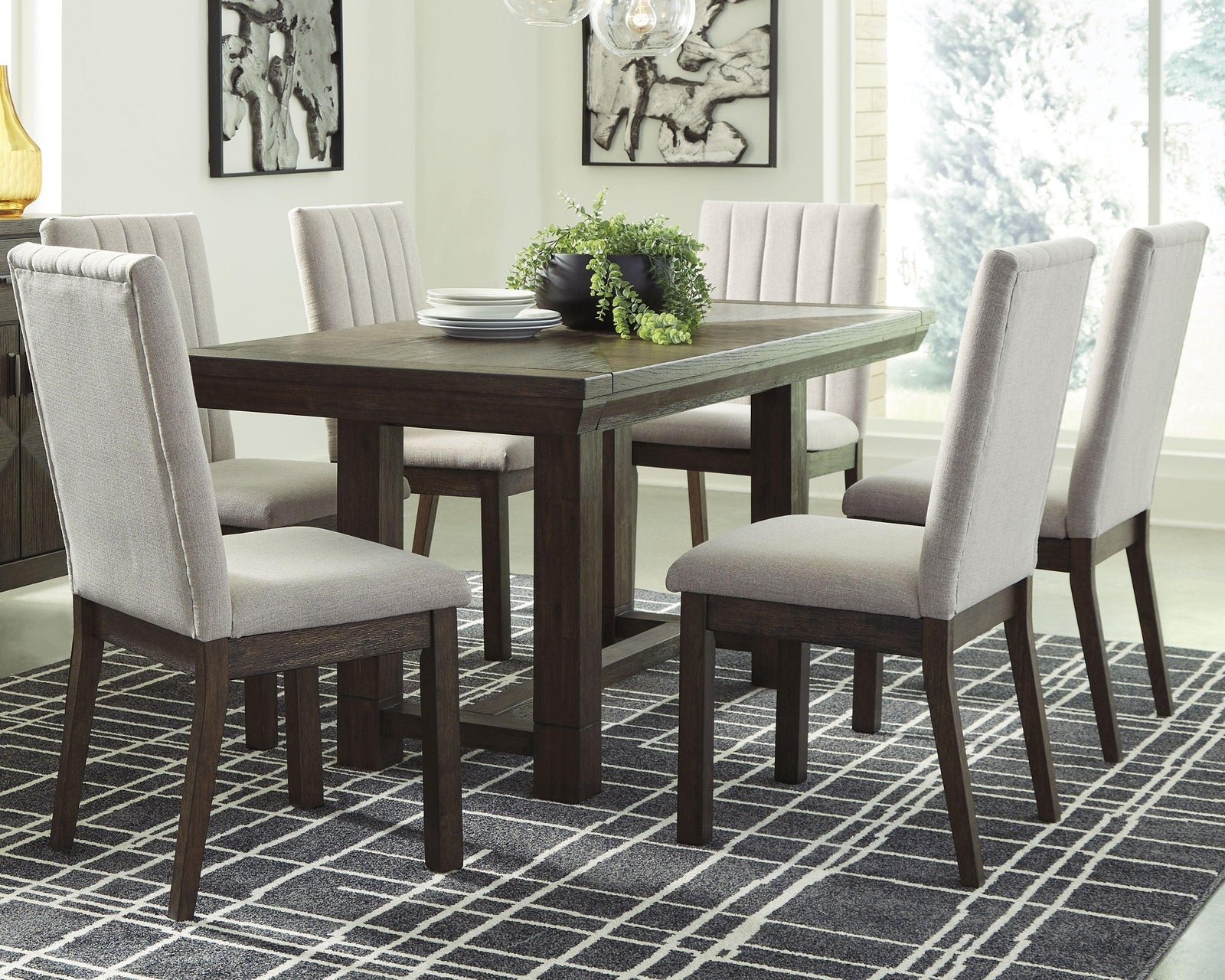 Dellbeck Brown Dining Extension Table - Ella Furniture