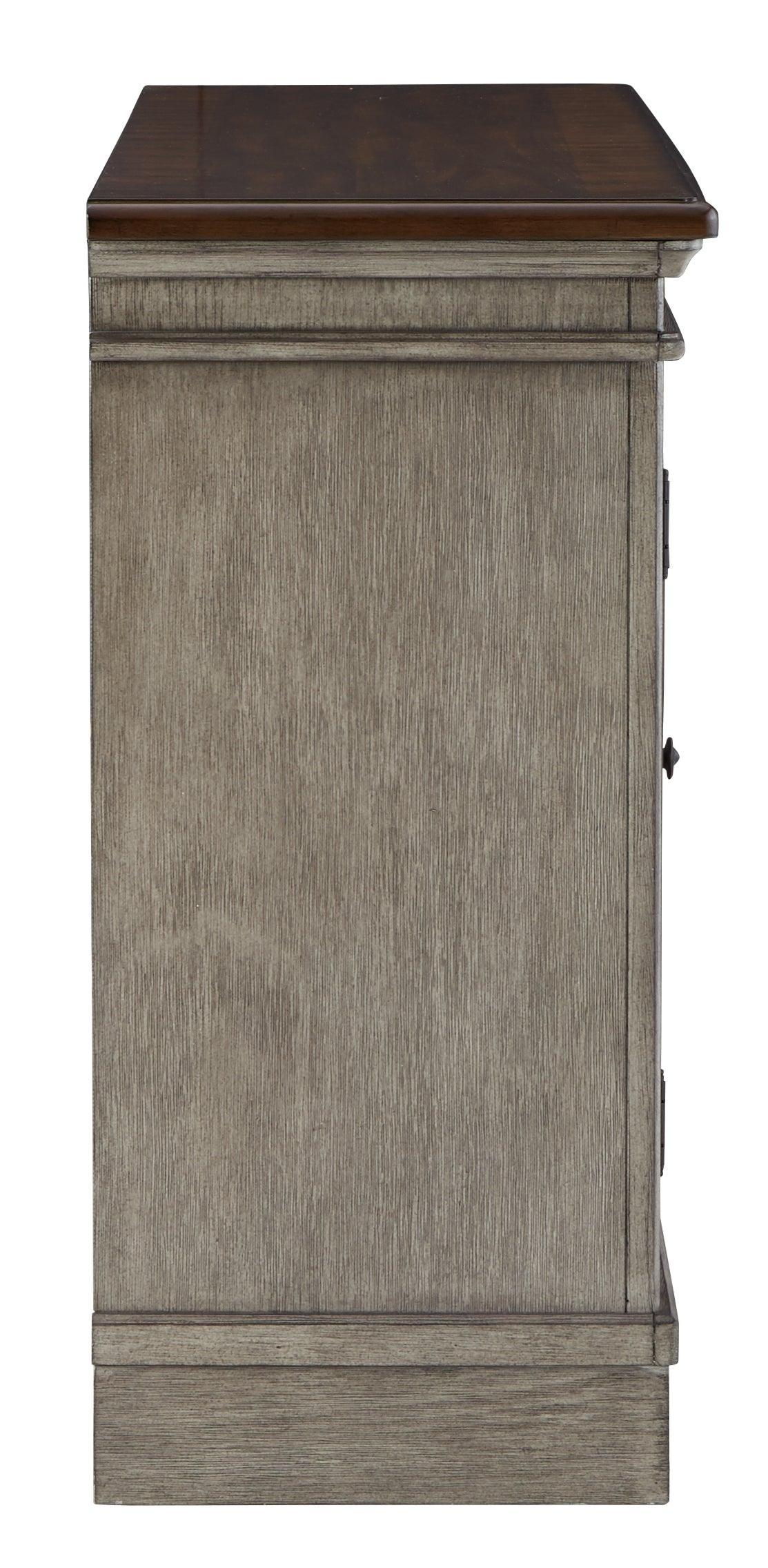 Lodenbay Two-tone Dining Server - Ella Furniture