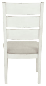 Grindleburg Antique White Dining Chair - Ella Furniture