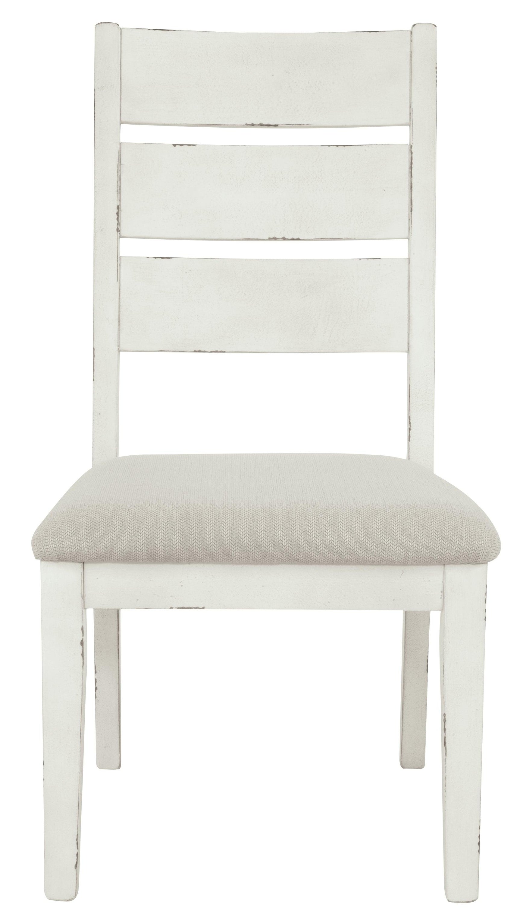 Grindleburg Antique White Dining Chair - Ella Furniture