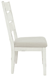 Grindleburg Antique White Dining Chair - Ella Furniture