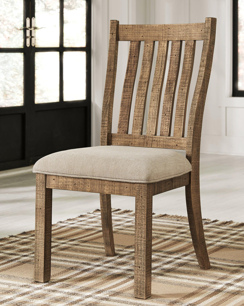 Grindleburg Light Brown Dining Chair - Ella Furniture
