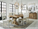 Grindleburg Light Brown Dining Table - Ella Furniture