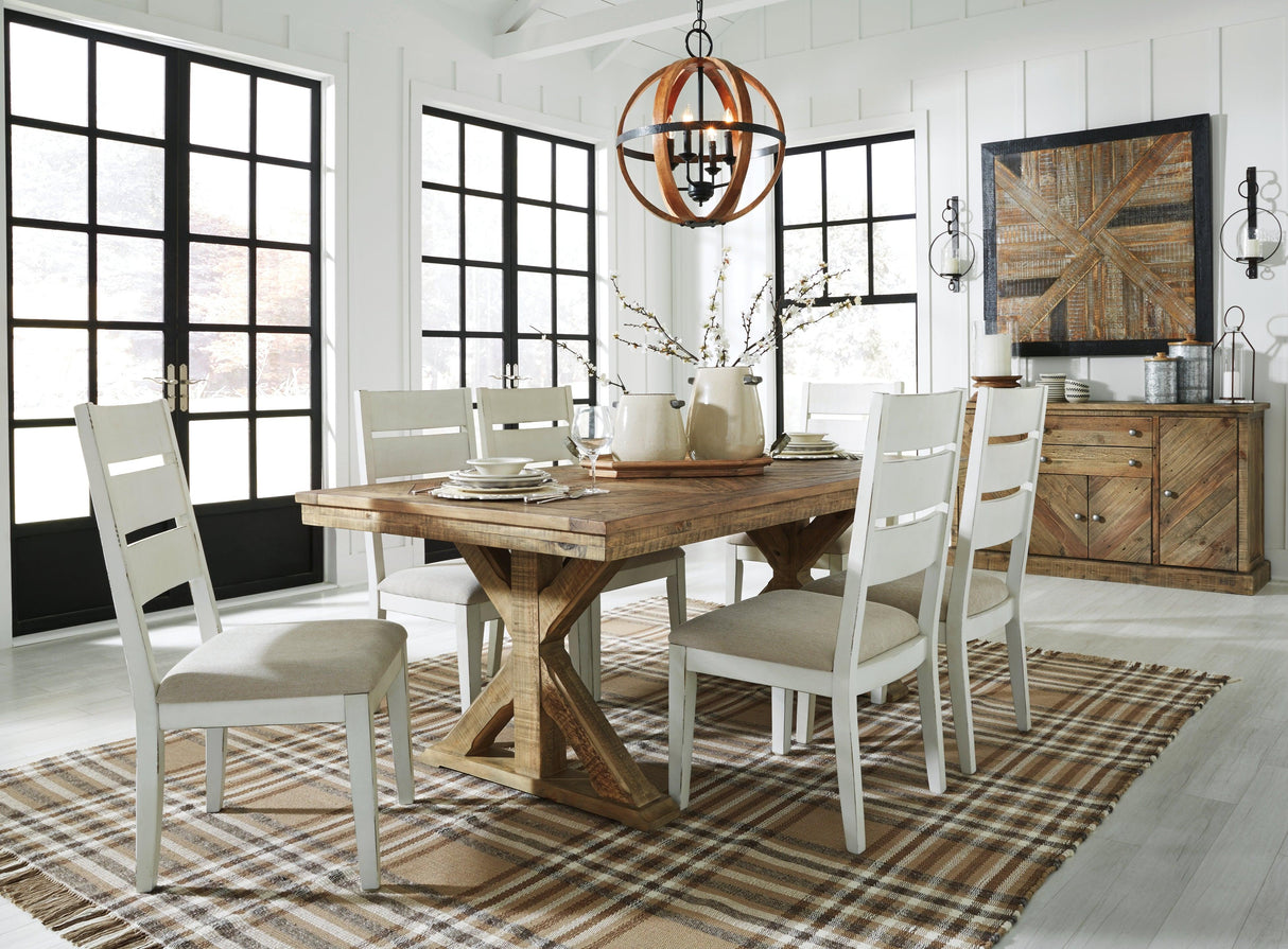 Grindleburg Light Brown Dining Table - Ella Furniture