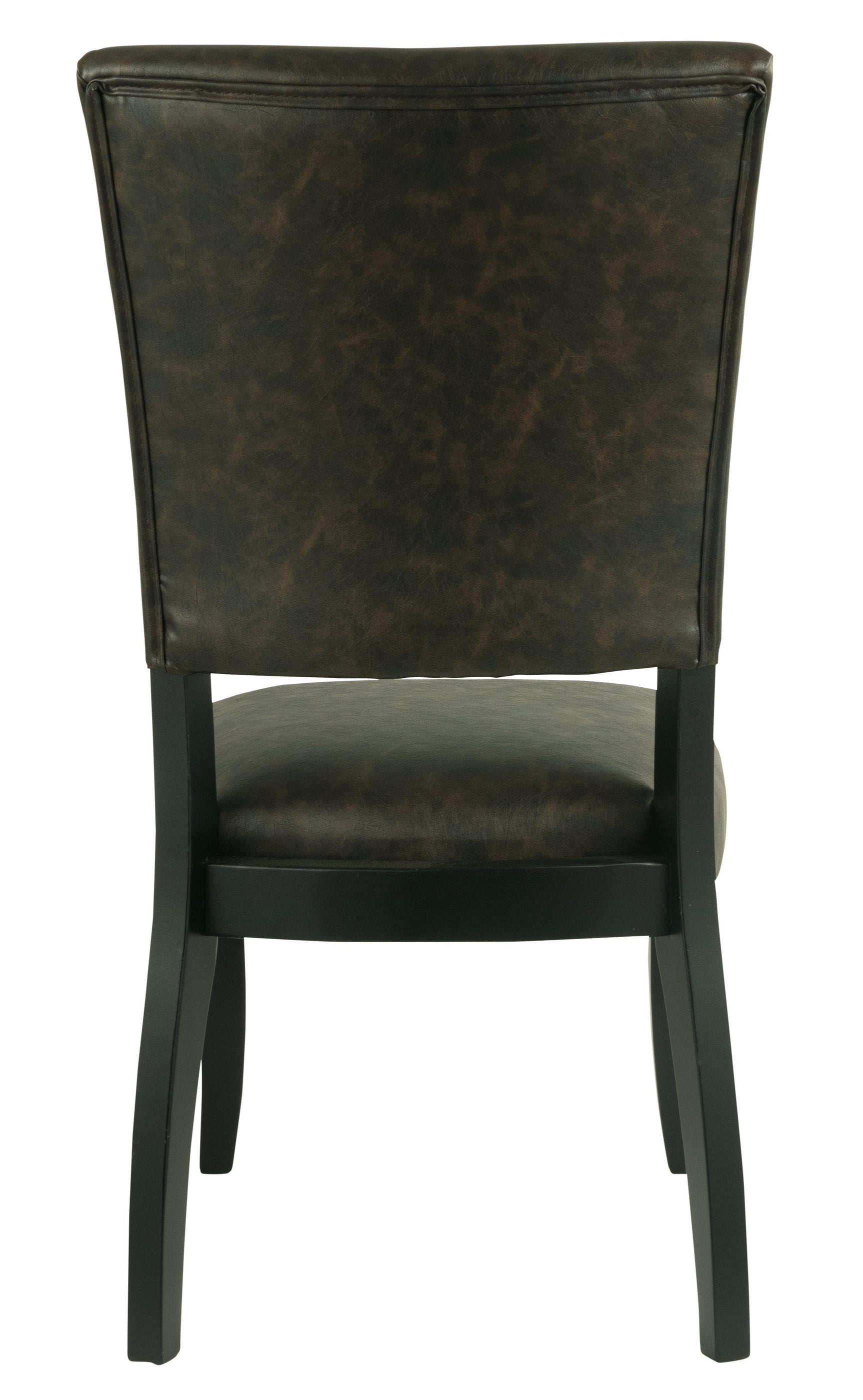 Sommerford Brown Faux Leather Dining Chair - Ella Furniture