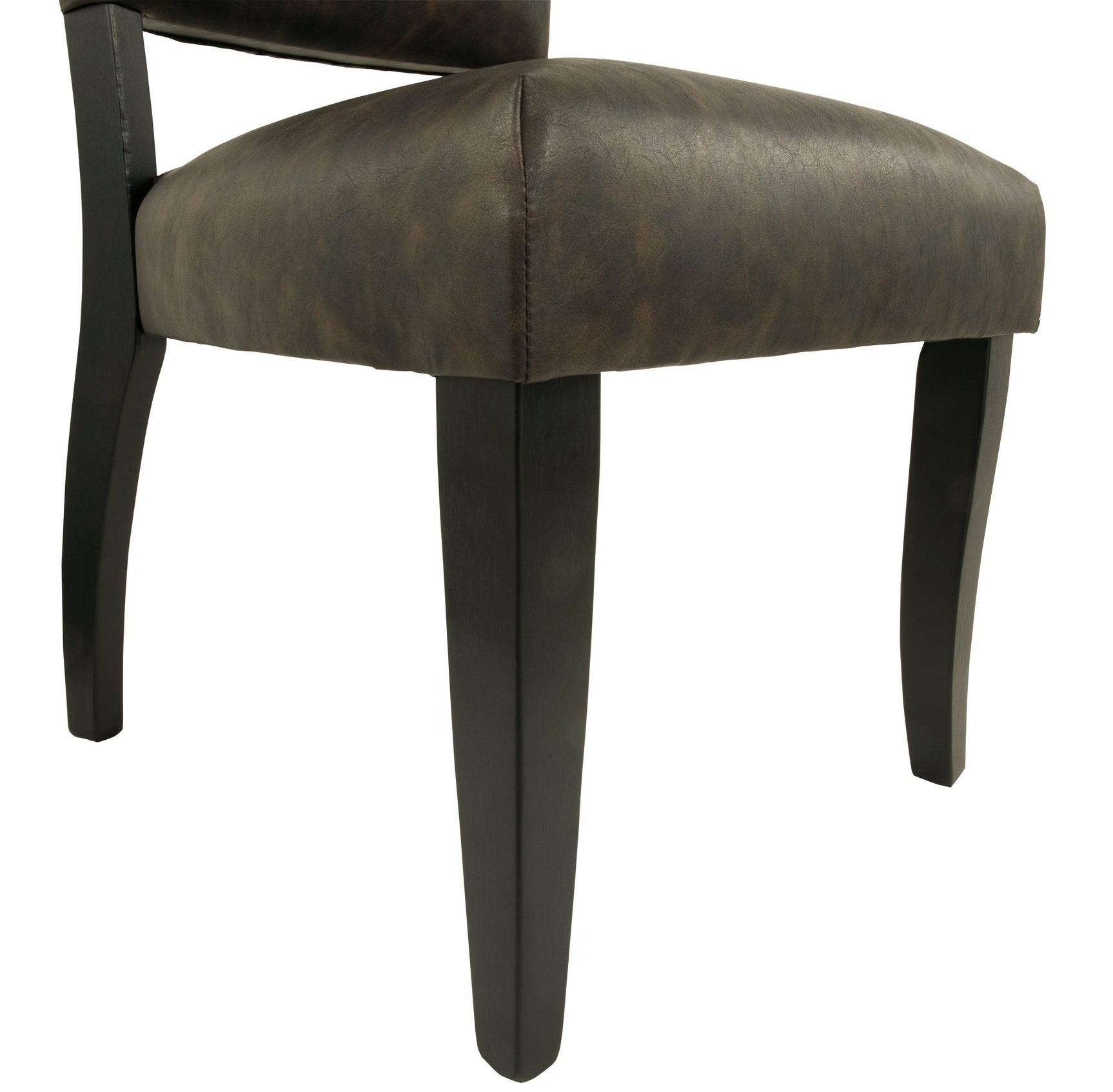 Sommerford Brown Faux Leather Dining Chair - Ella Furniture