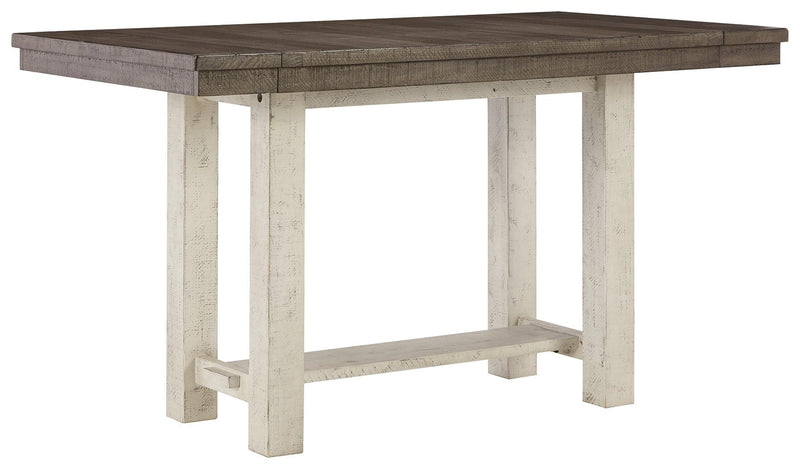 Brewgan Two-tone Counter Height Dining Table - Ella Furniture