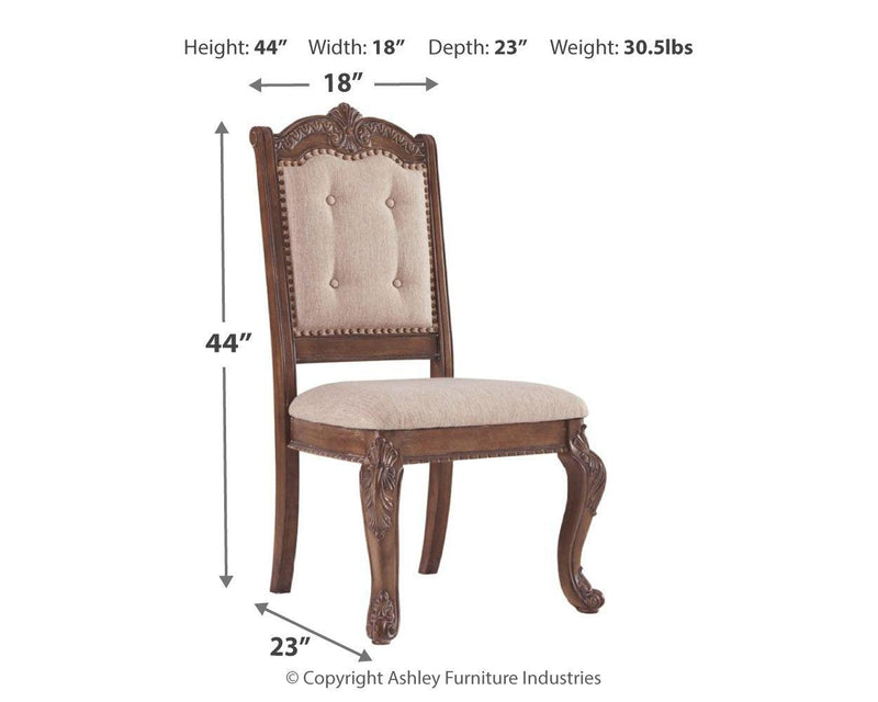 Charmond Brown Dining Chair D803-01A - Ella Furniture
