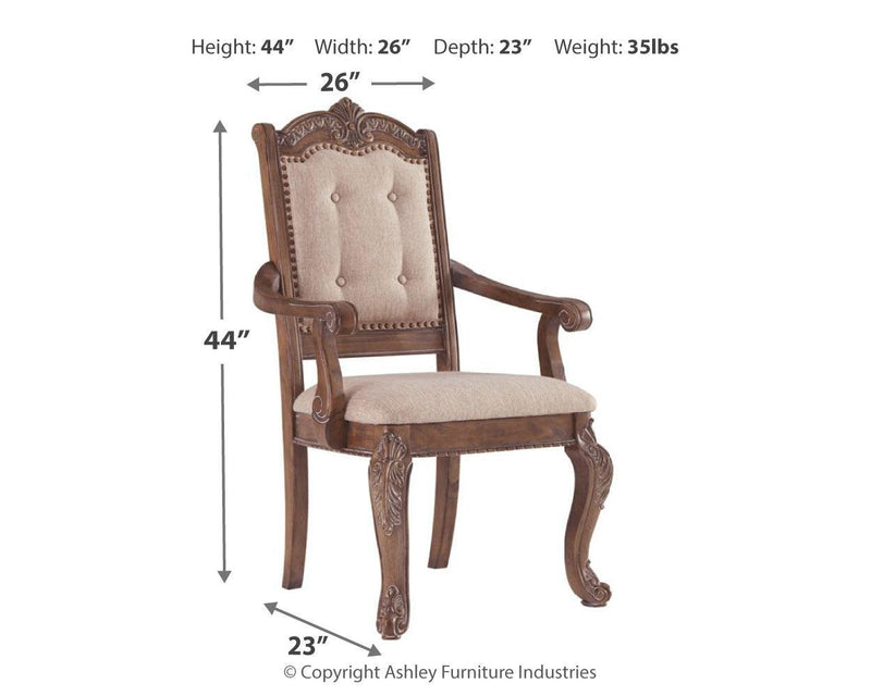 Charmond Brown Dining Chair D803-01A - Ella Furniture