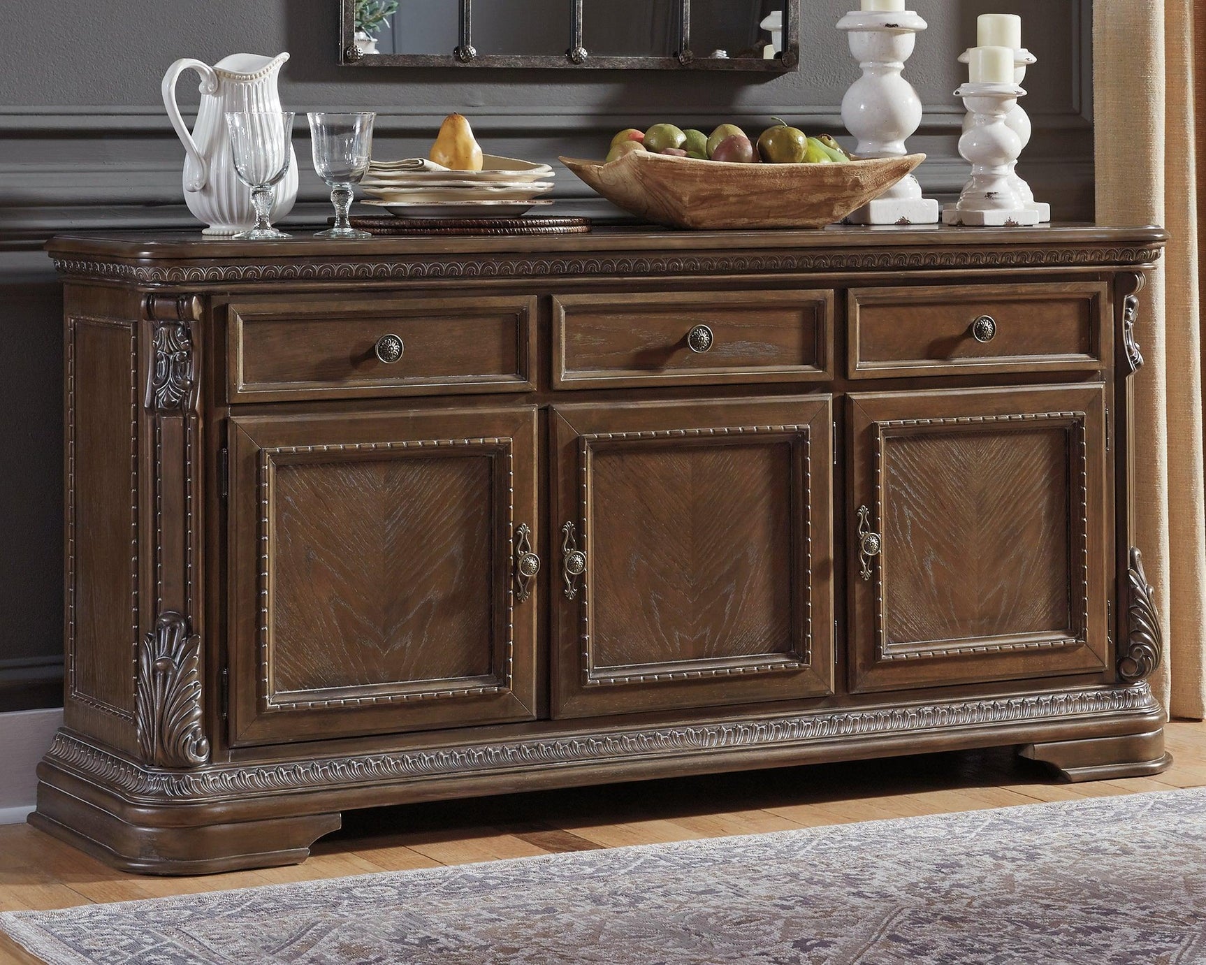 Charmond Brown Dining Buffet - Ella Furniture