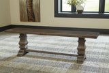 Wyndahl Rustic Brown Dining Bench - Ella Furniture