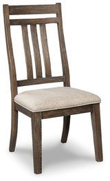 Wyndahl Rustic Brown Dining Chair D813-01 - Ella Furniture