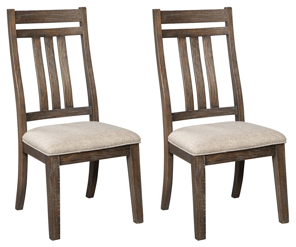 Wyndahl Rustic Brown Dining Chair D813-01 - Ella Furniture