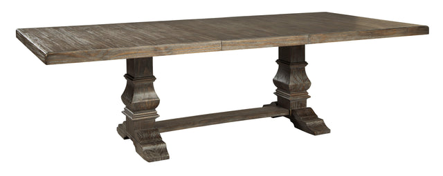 Wyndahl Rustic Brown Dining Table - Ella Furniture