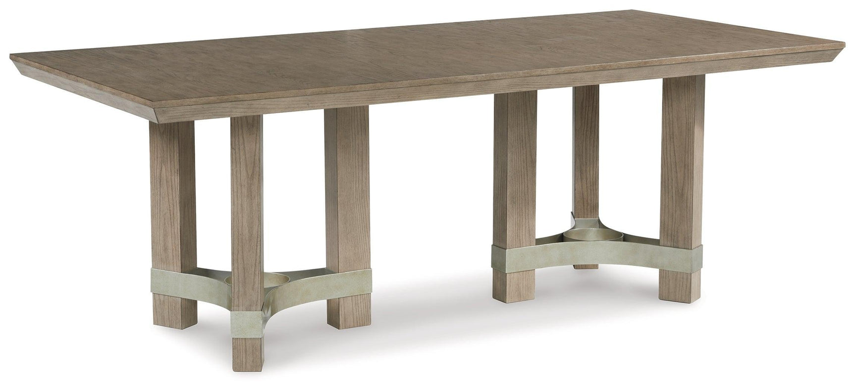 Chrestner Gray Dining Table - Ella Furniture