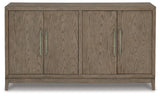 Chrestner Gray Dining Server - Ella Furniture