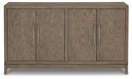Chrestner Gray Dining Server - Ella Furniture