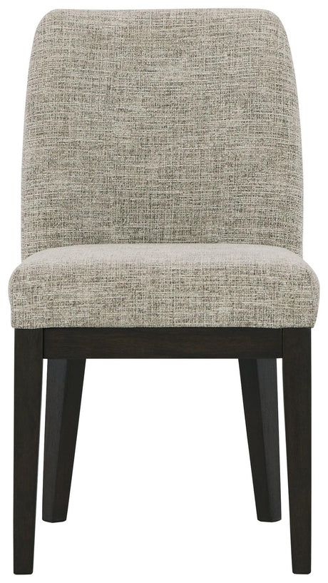 Burkhaus Dark Brown Dining Chair - Ella Furniture